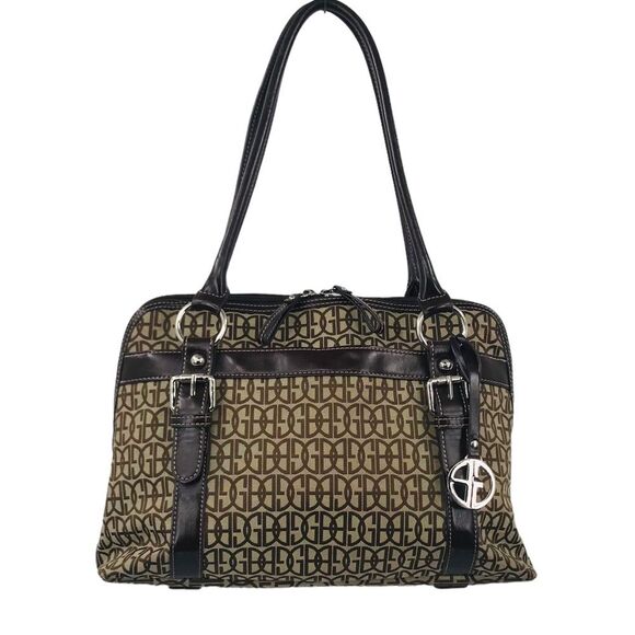 Giani Bernini Dome Buckle Handles Satchel Shoulder Bag Vintage Y2K - Picture 13 of 14